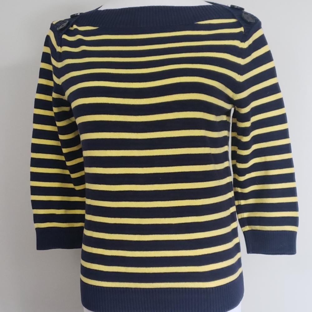 American Living Sweater with 3/4 length sleeves